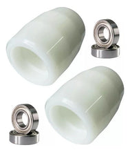 Carregar imagem no visualizador da galeria, 04 Rodas Carga Nylon Tm 2500/lm 1516 - 74 X 92 C/ Rolamentos
